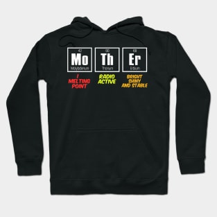 Womens Mother Periodic Table - Science gifts Mothers Day Shirt Hoodie